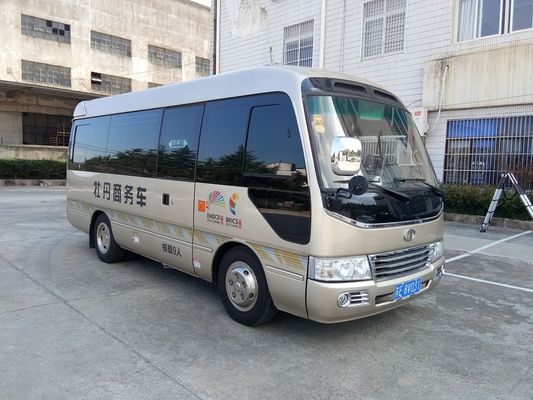 Κίνα Ντίζελ 6 μετρητών 30 θέσεων μίνι λεωφορείων, λεωφορείων minibus Wth ανθεκτικό ύφασμα προμηθευτής