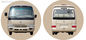 7.00R 16 ρόδες 23 Seater εμπορικό όχημα επιβατών παραθύρων μικρών λεωφορείων γλιστρώντας προμηθευτής