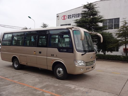 Κίνα Τύπος 30 αστεριών σχολικών μεταφορών μίνι λεωφορείο επιβατών με τη σκληρή πόρτα αργιλίου προμηθευτής